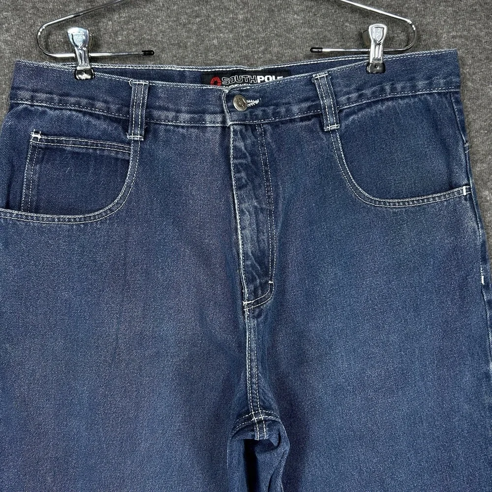 Vintage Y2K Southpole Shorts Mens 38 (fits 36) Baggy Denim Jorts 13